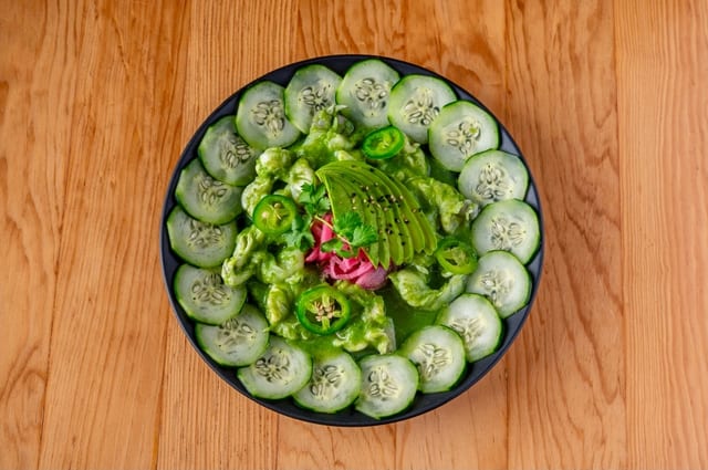 Shrimp Aguachile.