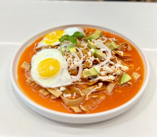 Chilaquiles Rojos.